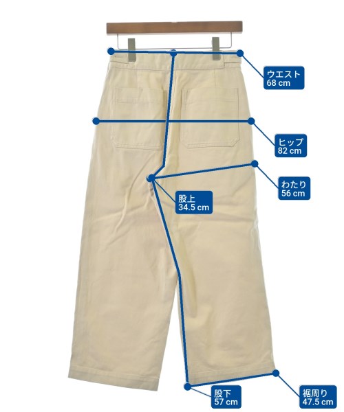 MHL.（エムエイチエル）チノパン 白 サイズ:1(S位) レディース/2200652053050