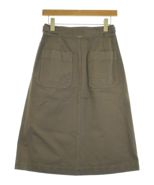 MHL.（エムエイチエル）ひざ丈スカート カーキ サイズ:1(S位) レディース/2200643170032