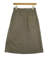MHL.（エムエイチエル）ひざ丈スカート カーキ サイズ:1(S位) レディース/2200643170032