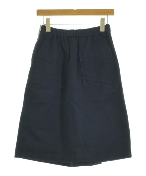 MHL.（エムエイチエル）ひざ丈スカート 紺 サイズ:1(S位) レディース/2200643170049