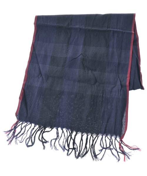 MHL.(エムエイチエル)ストール 紺 サイズ:F/2200644628259