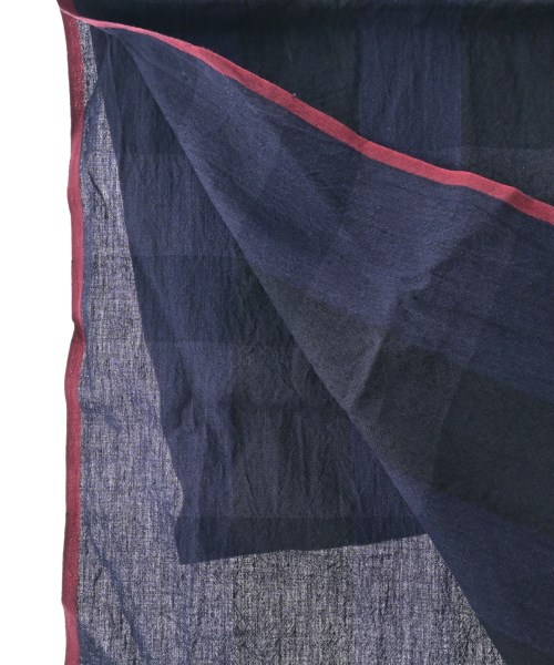 MHL.（エムエイチエル）ストール 紺 サイズ:F レディース/2200644628259