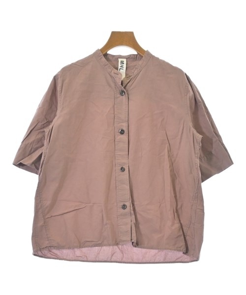 MHL.(エムエイチエル)カジュアルシャツ 茶 サイズ:1(S位)/2200645877137