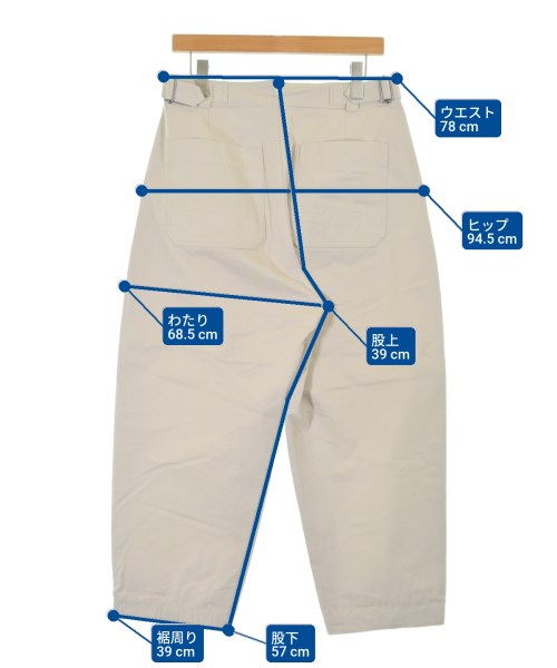 MHL.（エムエイチエル）チノパン ベージュ サイズ:3(L位) レディース/2200643432031