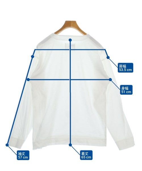 MHL.（エムエイチエル）Tシャツ・カットソー 白 サイズ:L メンズ/2200654281031