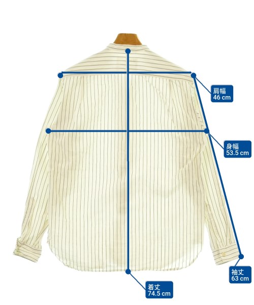 MHL.（エムエイチエル）カジュアルシャツ 白 サイズ:M メンズ/2200654360033