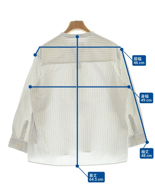 MHL.（エムエイチエル）カジュアルシャツ 白 サイズ:2(M位) レディース/2200663759149