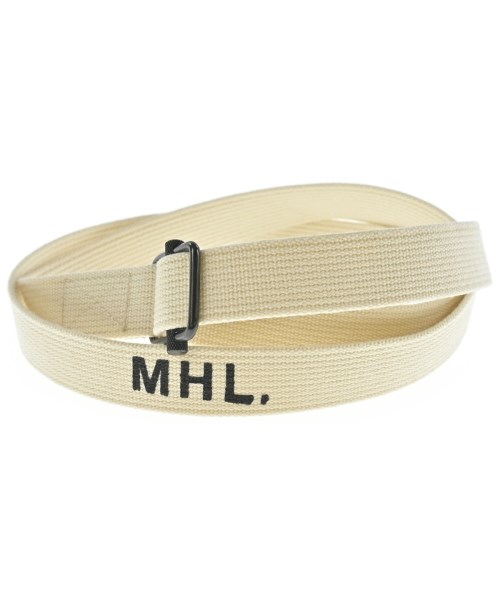 MHL.(エムエイチエル)ベルト 白 サイズ:-/2200662839132