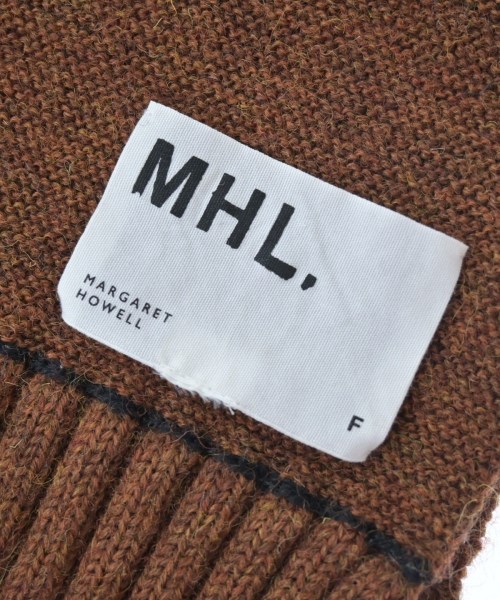 MHL.（エムエイチエル）マフラー 茶 サイズ:F レディース/2200663247080