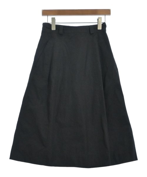 MHL.(エムエイチエル)ロング・マキシ丈スカート 黒 サイズ:0(XS位)/2200667338050