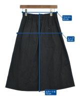 MHL.（エムエイチエル）ロング・マキシ丈スカート 黒 サイズ:0(XS位) レディース/2200667338050