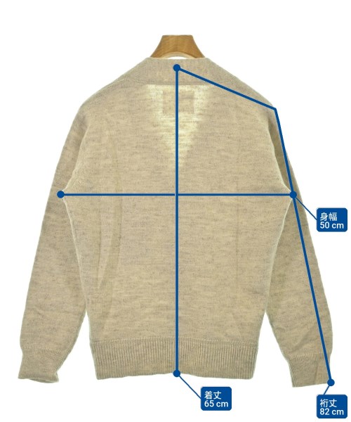 MHL.（エムエイチエル）カーディガン ベージュ サイズ:M メンズ/2200665747090