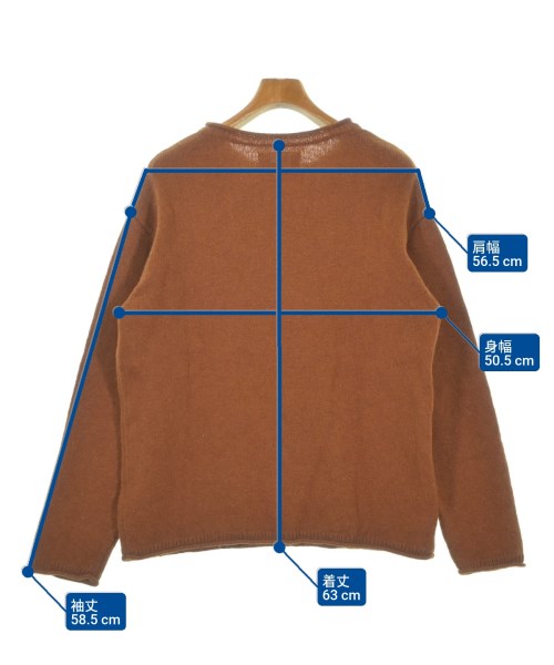 MHL.（エムエイチエル）ニット・セーター 茶 サイズ:L メンズ/2200665463013