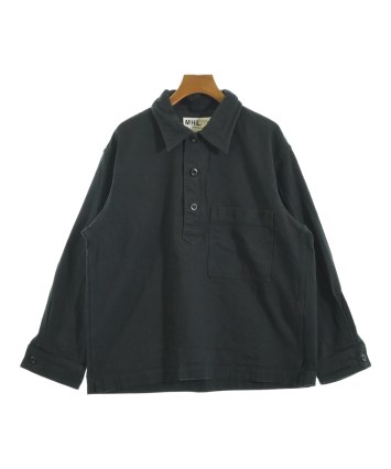 MHL. エムエイチエル カジュアルシャツ M 黒 【古着】【中古】【送料無料】 MHL.（エムエイチエル）カジュアルシャツ 黒 サイズ:M メンズ