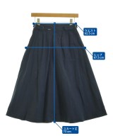 MHL.（エムエイチエル）ロング・マキシ丈スカート 紺 サイズ:1(S位) レディース/2200670200016