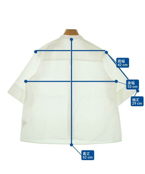MHL.（エムエイチエル）カジュアルシャツ 白 サイズ:1(S位) レディース/2200670761029