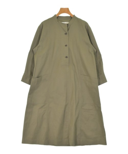 MHL.(エムエイチエル)シャツワンピース カーキ サイズ:2(M位)/2200671674038
