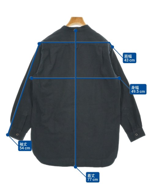 MHL.（エムエイチエル）カジュアルシャツ 紺 サイズ:1(S位) レディース/2200671757083