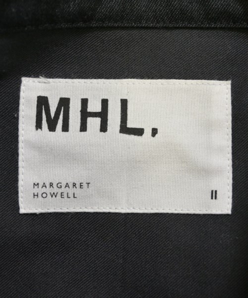 MHL.（エムエイチエル）シャツワンピース 黒 サイズ:2(M位) レディース/2200734559333