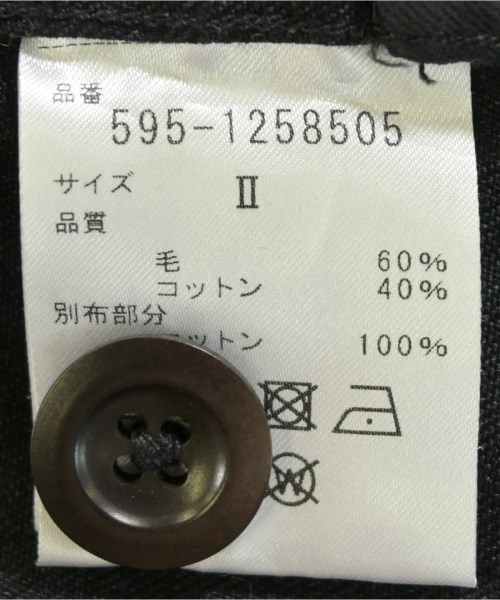 MHL.（エムエイチエル）シャツワンピース 黒 サイズ:2(M位) レディース/2200734559333