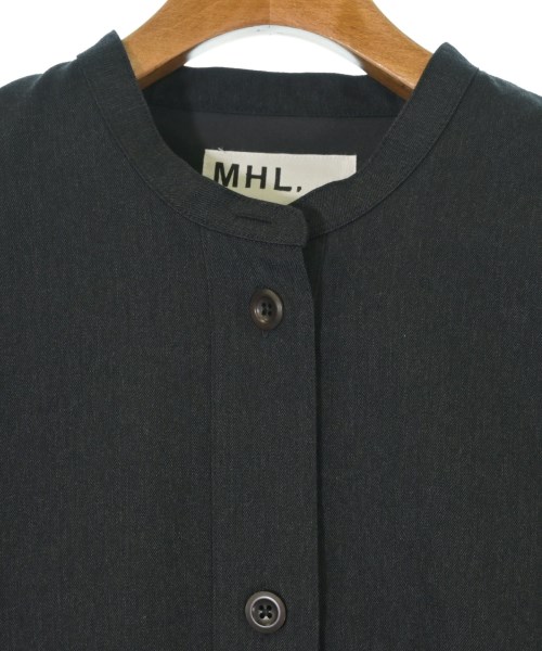 MHL.（エムエイチエル）シャツワンピース 黒 サイズ:2(M位) レディース/2200734559333