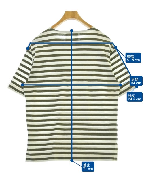 MHL.（エムエイチエル）Tシャツ・カットソー カーキ サイズ:M メンズ/2200720982053