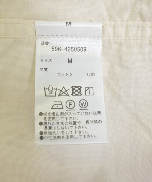 MHL.（エムエイチエル）カジュアルシャツ 白 サイズ:M メンズ/2200721974231