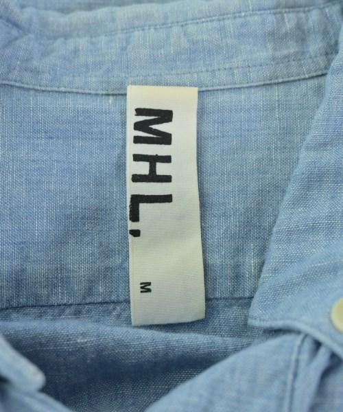 MHL.（エムエイチエル）カジュアルシャツ 青 サイズ:M メンズ/2200684462042
