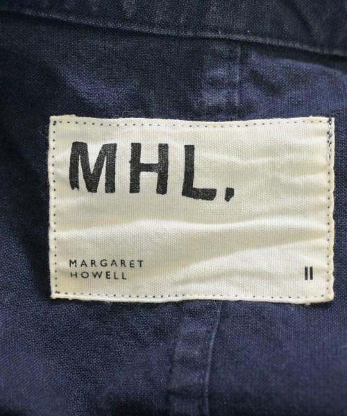 MHL.（エムエイチエル）シャツワンピース 紺 サイズ:2(M位) レディース/2200686224013
