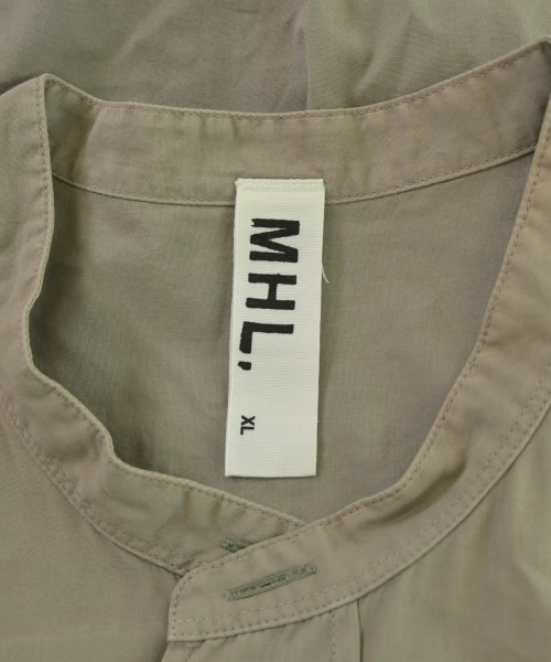 MHL.（エムエイチエル）カジュアルシャツ ベージュ サイズ:XL メンズ/2200690375022
