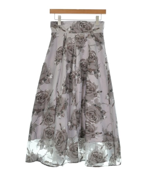 Swingle(スウィングル)ロング・マキシ丈スカート 紫 サイズ:F/2200674858046