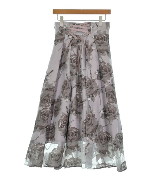 Swingle（スウィングル）ロング・マキシ丈スカート 紫 サイズ:F レディース/2200674858046