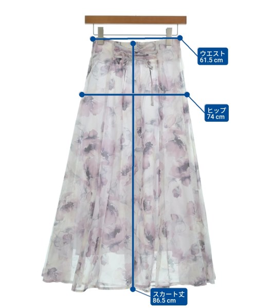 Swingle（スウィングル）ロング・マキシ丈スカート ピンク サイズ:F レディース/2200674858053