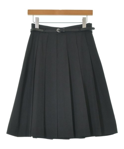 Swingle(スウィングル)ひざ丈スカート 黒 サイズ:M/2200655796022