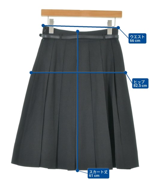 Swingle（スウィングル）ひざ丈スカート 黒 サイズ:M レディース/2200655796022