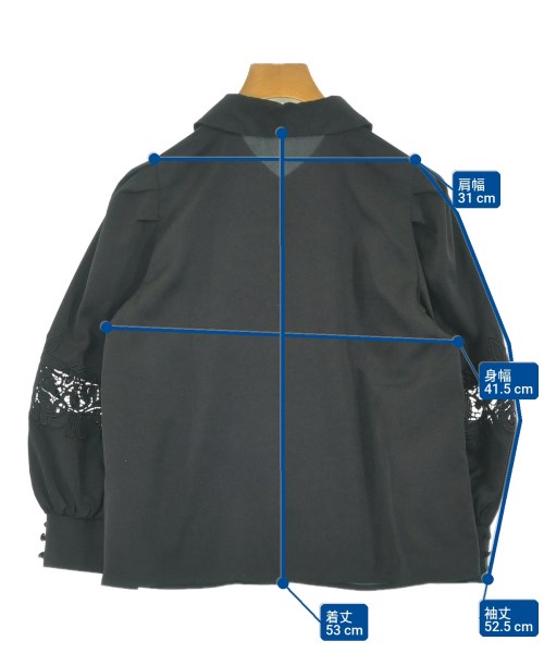 Swingle（スウィングル）カジュアルシャツ 黒 サイズ:M レディース/2200662123156