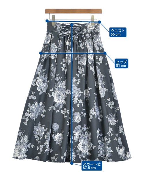 Swingle（スウィングル）ロング・マキシ丈スカート 紺 サイズ:F レディース/2200661194010