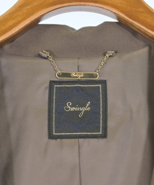 Swingle（スウィングル）トレンチコート 茶 サイズ:M レディース/2200683589016