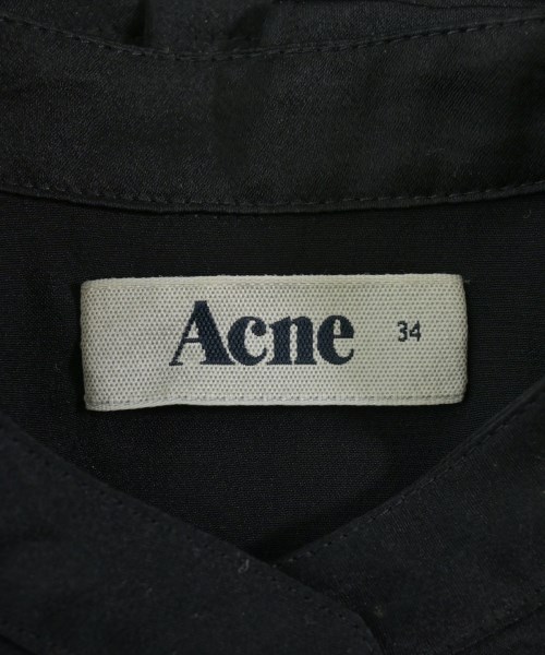 Acne（アクネ）カジュアルシャツ 黒 サイズ:34(XS位) レディース/2200637013048