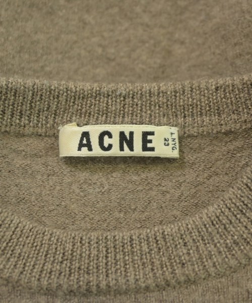 Acne（アクネ）ニット・セーター 茶 サイズ:F レディース/2200642537027
