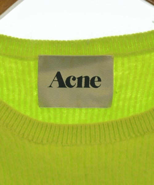 Acne（アクネ）ニット・セーター 黄 サイズ:XS レディース/2200617812029