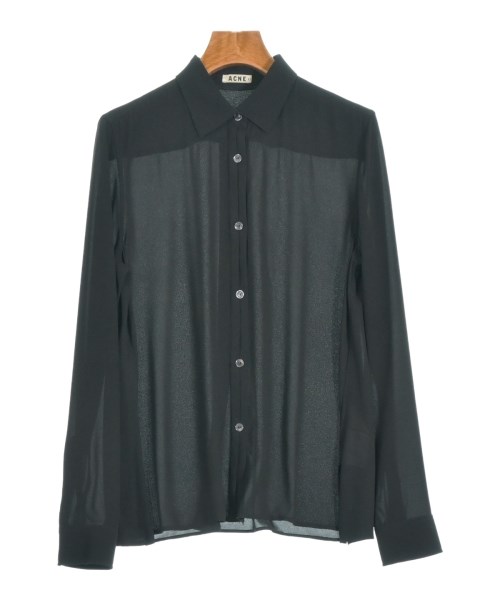 Acne(アクネ)カジュアルシャツ 黒 サイズ:32(XS位)/2200689946066