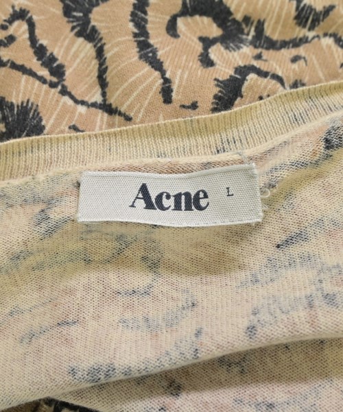 Acne（アクネ）カーディガン ベージュ サイズ:L レディース/2200696136412