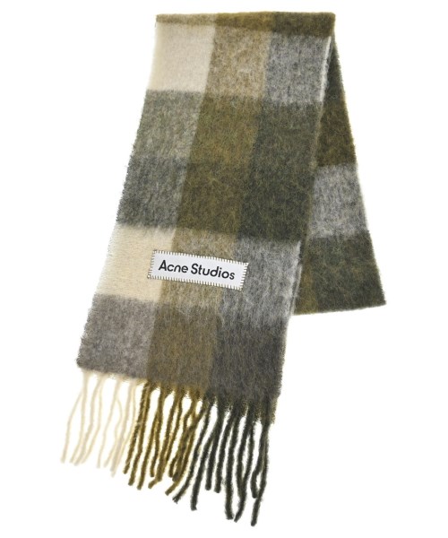 Acne(アクネ)マフラー カーキ サイズ:-/2200654973042