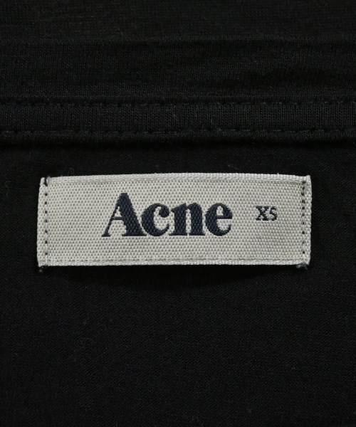 Acne（アクネ）Tシャツ・カットソー 黒 サイズ:XS レディース/2200656341191
