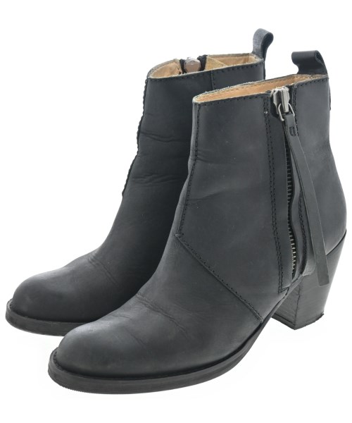 Acne(アクネ)ブーツ 黒 サイズ:EU38(24.5cm位)/2200655228257