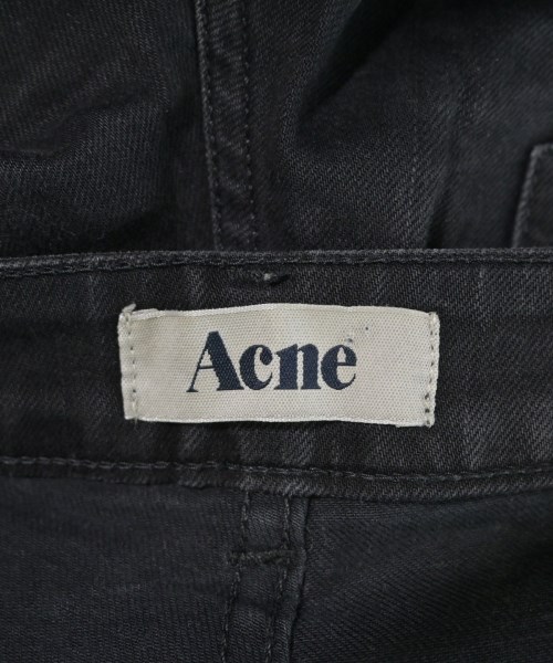 Acne（アクネ）デニムパンツ 黒 サイズ:28(L位) レディース/2200705518086