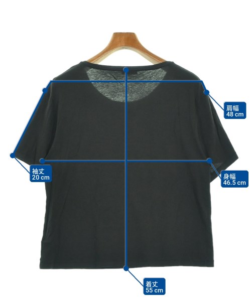 Acne（アクネ）Tシャツ・カットソー 黒 サイズ:XS レディース/2200701516086