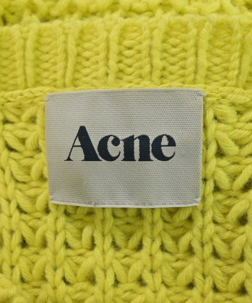 Acne（アクネ）ニット・セーター 黄 サイズ:XS レディース/2200667936027