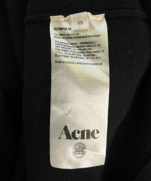 Acne（アクネ）ブルゾン 黒 サイズ:XS レディース/2200729638012